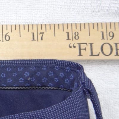Perry Ellis Portfolio Mens Slim Fit Blue Textured Dress Pants 36x32 Flat Front - Thumbnail 5