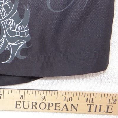 JNCO Jeans Mens Dragon Graphic Board Shorts Grey Black Y2K Skate Swim Trunks 36 - Thumbnail 5