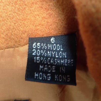 Linda Allard Ellen Tracy Mustard Yellow Wool Cashmere Blazer Jacket Size 6 - Thumbnail 2