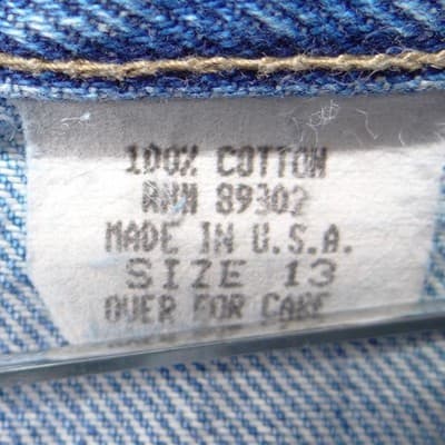 Vintage D'Mode Classix Flare Jeans Blue Dragonfly Pockets 90s Womens Size 13 - Thumbnail 3