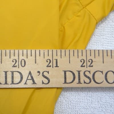 HM Mens Yellow Hooded Windbreaker Lightweight Zip Up Jacket Size M 2013 - Thumbnail 4