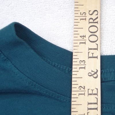 Nike Womens Long Sleeve Cropped T-Shirt Teal Green Logo Tape XS - Thumbnail 5