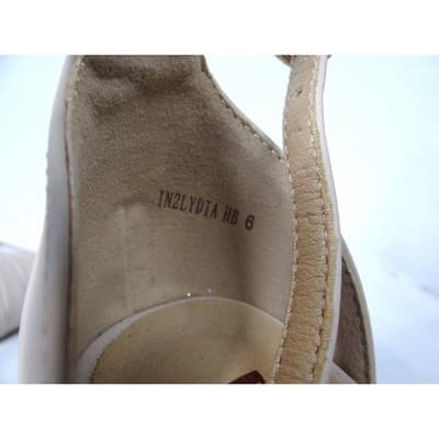 DIDIFU Women's Beige Strappy Kitten Heel Ankle Strap Sandals Size 6 - Thumbnail 7