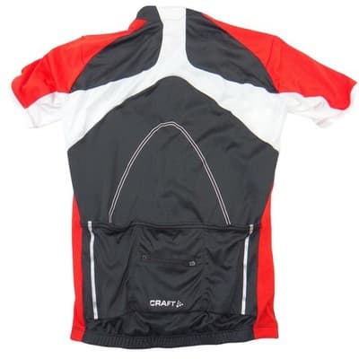 Craft Mens L1 Ventilation Cycling Jersey Black Red White Full Zip Size M 1900874 - Thumbnail 3