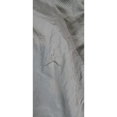 Jordan Black Track Jacket Reflective Stripe Full Zip Men's Medium Athletic - Thumbnail 12