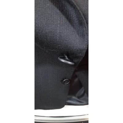 Harve Benard Black Suit Jacket Blazer Two Button Classic Fit Formal Business - Thumbnail 11