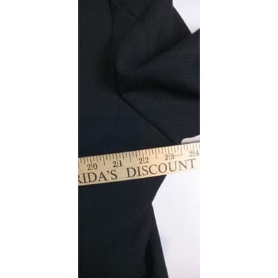 Harve Benard Black Suit Jacket Blazer Two Button Classic Fit Formal Business - Thumbnail 12