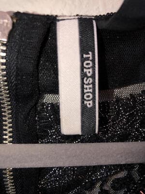 Elegant Black Beaded Top by Topshop - Thumbnail 4