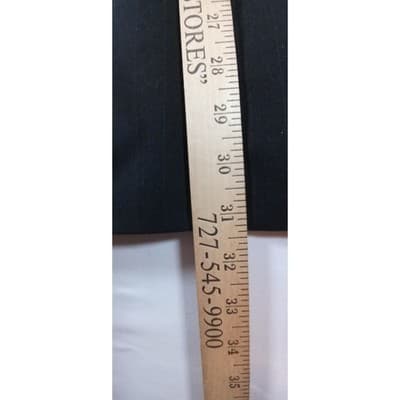 Harve Benard Black Suit Jacket Blazer Two Button Classic Fit Formal Business - Thumbnail 13
