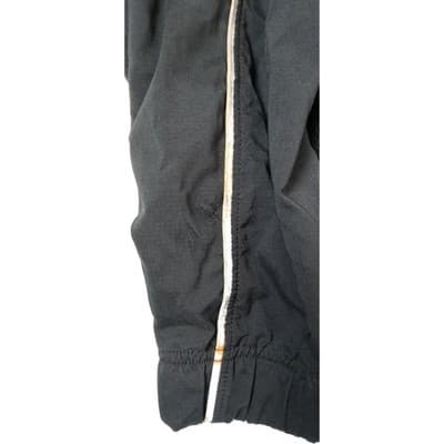 Jordan Black Track Jacket Reflective Stripe Full Zip Men's Medium Athletic - Thumbnail 8