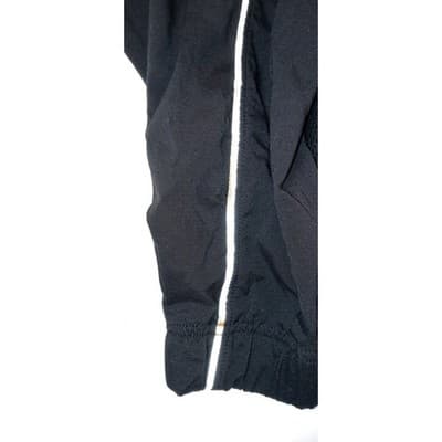 Jordan Black Track Jacket Reflective Stripe Full Zip Men's Medium Athletic - Thumbnail 7