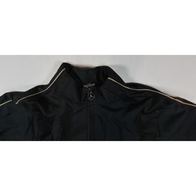 Jordan Black Track Jacket Reflective Stripe Full Zip Men's Medium Athletic - Thumbnail 17