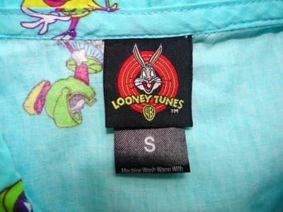 Looney Tunes Cartoon Print Short Sleeve Shirt - Vintage Inspired - Thumbnail 4