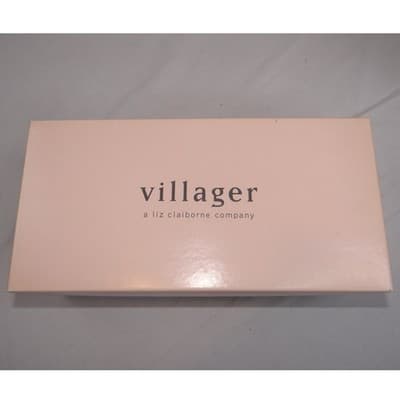 NIB Villager by Liz Claiborne Becky White Mules Loafers Shoes Women's Size 7.5 M - Thumbnail 9