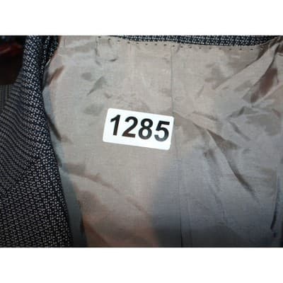 HUGO BOSS Men's Grey Check Wool Blend Blazer Sport Coat Size 42L - Thumbnail 9