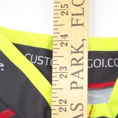 Sugoi Cynergy Cycles Mens Cycling Jersey Black Neon Yellow Full Zip Medium - Thumbnail 5