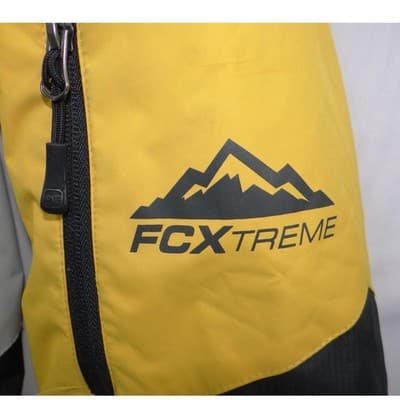 Free Country FCXtreme Mens Yellow Grey Hooded Ski Jacket Fleece Lined Small - Thumbnail 7