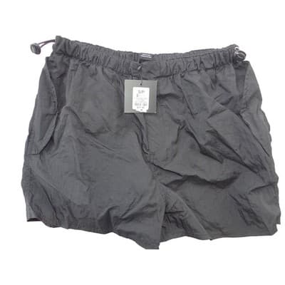 NWT-Charlotte Russe Womens Black Nylon Athletic Shorts Side Toggles S