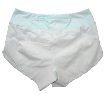 Athleta Run With It 3.5" Short Light Blue Perforated Running Shorts Womens Small - Thumbnail 3