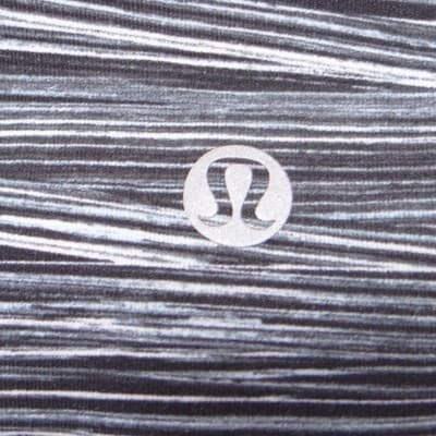 Lululemon High Rise Space Dye Mesh Panel Leggings Black Grey White Size 6 - Thumbnail 4