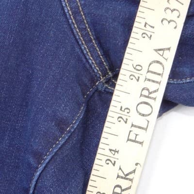 Torrid Super Soft Jeggings Womens 24R Dark Wash Distressed High Rise Skinny Jean - Thumbnail 5
