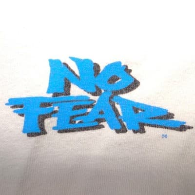 No Fear Vintage 90s Graphic Tank Top Mens XL White Precious Few Born With It - Thumbnail 4