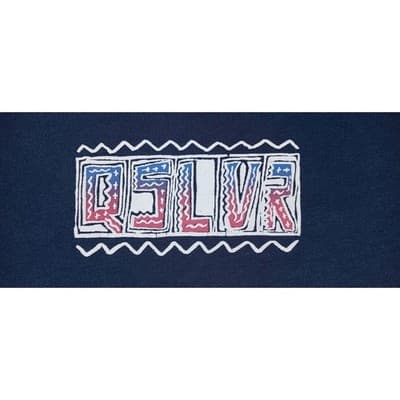 Quiksilver Women's Navy Blue Graphic T-Shirt Surf Wave Logo Size L - Thumbnail 2