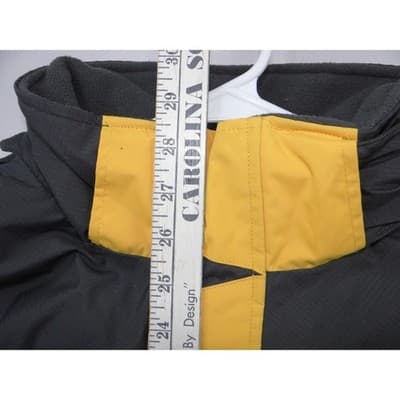 Free Country FCXtreme Mens Yellow Grey Hooded Ski Jacket Fleece Lined Small - Thumbnail 18