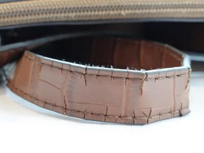 Brown Leather Women's Crossbody Bag with Multiple Zippered Compartments - Thumbnail 8