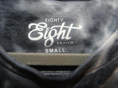 Eighty Eight Brand Tie-Dye Melting Smilies T-Shirt - Small - Thumbnail 2
