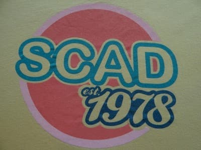 SCAD 1978 Graphic Tee - Vintage Inspired Yellow T-Shirt - Thumbnail 4