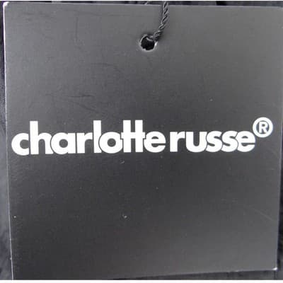 NWT-Charlotte Russe Womens Black Nylon Athletic Shorts Side Toggles S - Thumbnail 4