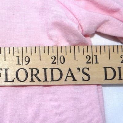 Pink Short Sleeve Sharkbite Hem Tunic Top Crew Neck Relaxed Fit Plus Size 3XL - Thumbnail 4