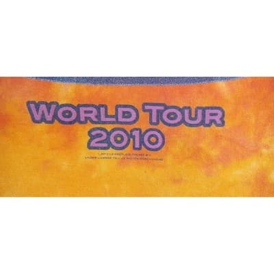 ACDC Black Ice World Tour 2010 Tie Dye T Shirt Red Orange Size XL - Thumbnail 4