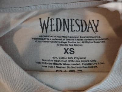 Nevermore Academy Cropped T-Shirt from Wednesday Series - XS - Thumbnail 2