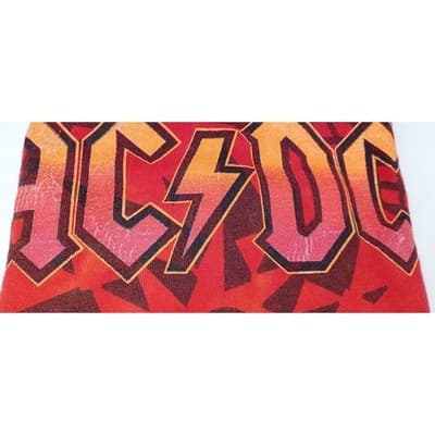ACDC Black Ice World Tour 2010 Tie Dye T Shirt Red Orange Size XL - Thumbnail 5