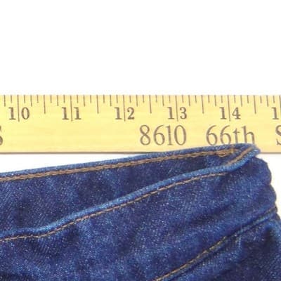 Zara Womens High Rise Straight Leg Jeans Dark Indigo Blue Size 6 MEX 28 - Thumbnail 4