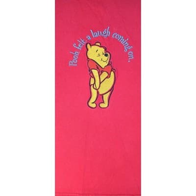 Pooh Felt a Laugh Coming On Red Graphic T Shirt Size S - Thumbnail 4