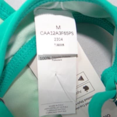 NWT-Cupshe Teal Green Ring Detail Braided Wrap Bikini Set Size M - Thumbnail 5