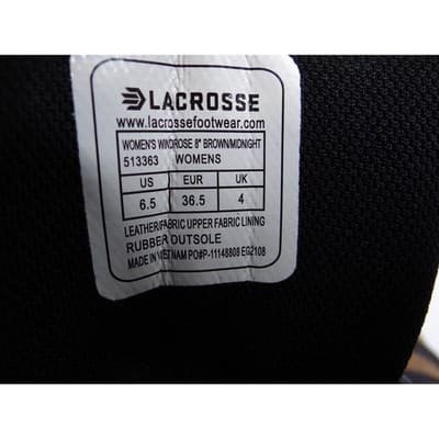 LaCrosse Womens Windrose 8 Brown Midnight Waterproof Hiking Boots Size 6.5 - Thumbnail 5
