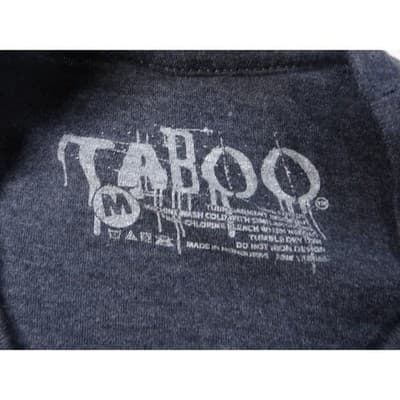 Taboo Nashville Guitar Pick American Flag Graphic T Shirt Womens Medium Charcoal - Thumbnail 3