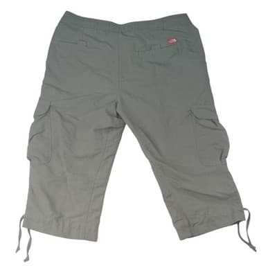 The North Face Womens Cargo Capri Pants Khaki Outdoor Casual Size 8 - Thumbnail 5