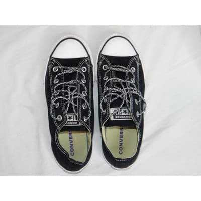 Converse All Star Chuck Taylor Low Top Black Youth Sneakers Shoes Size 3 Youth - Thumbnail 4