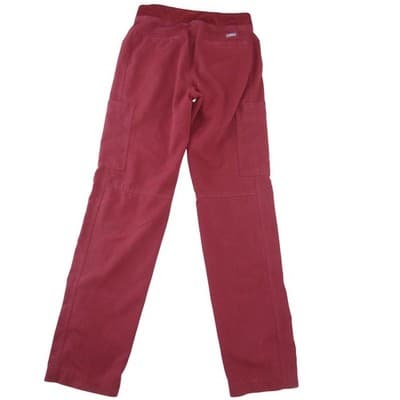 FIGS Technical Collection Burgundy Cargo Scrub Pants Women XS Straight Leg - Thumbnail 4