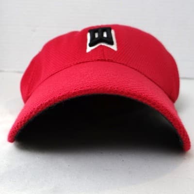 Nike Golf Tiger Woods TW Hat Red NikeFit DRY SQ Nike ONE Baseball Cap - Thumbnail 2