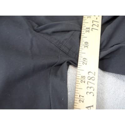 Scrubstar Womens Black Medical Scrub Set V-Neck Top Cargo Pants WM00B068 Size M - Thumbnail 11