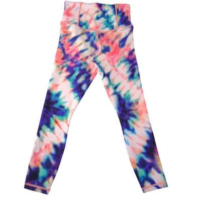 Athleta Elation Tie Dye 7/8 Tight Leggings Womens XS Multi Color High Rise - Thumbnail 4