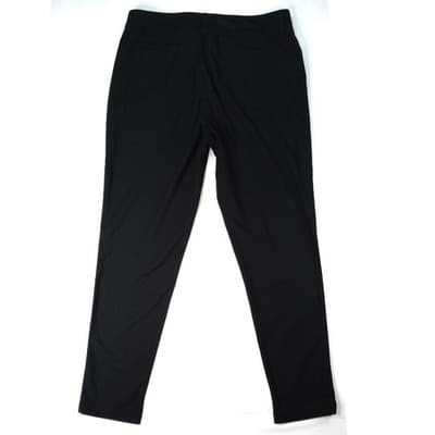 VRST Men's Performance Stretch Flat Front Pants Black W36 L34 Golf Casual - Thumbnail 3