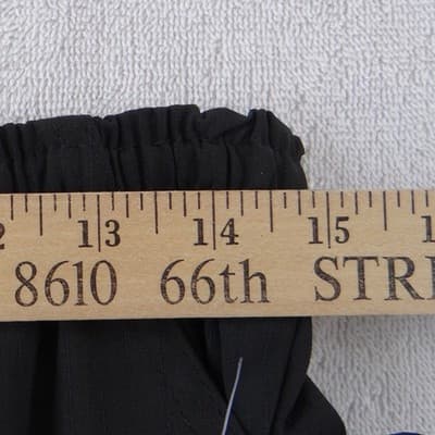 NWT-Unique Scrubs Black Cargo Scrub Pants Tapered Fit 4-Way Stretch Size L Women - Thumbnail 6