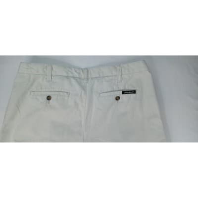 Eddie Bauer Mens Khakis Relaxed Fit Pleated Front Wrinkle Resistant Pants 38x32 - Thumbnail 5